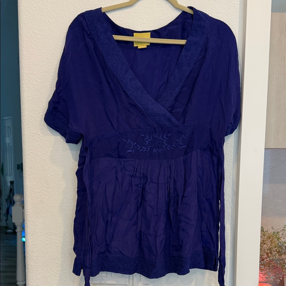 Maeve dark bright purple Women's Blouse